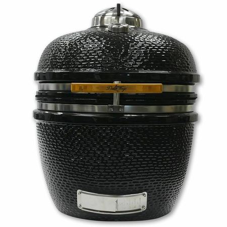 Duluth Forge Ceramic Charcoal Kamado Grill And Smoker - 24 Inch - Model# Df-Cc- DF-CC-24-BK